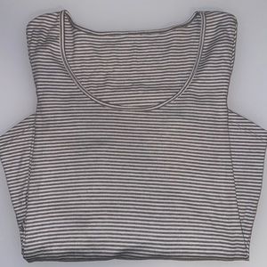 Grey & White Long Sleeve